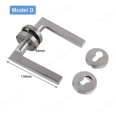 Door Handle Lock Silver I - 580 tk